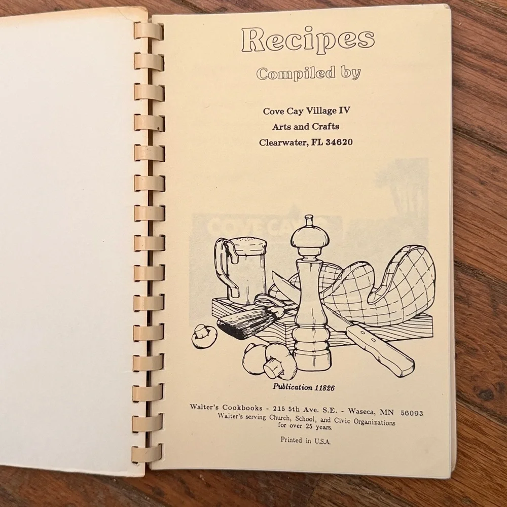Vintage Cove Cay Village IV 1991 Cook Book